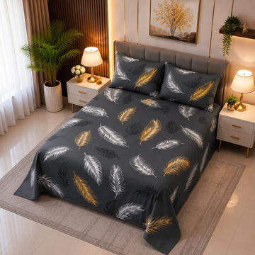 3 PC Double Bedsheet Set
