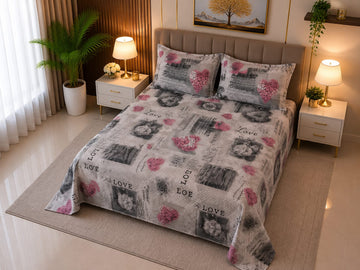 3 PC Double Bedsheet Set