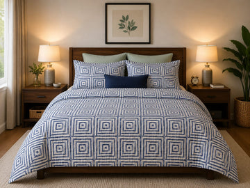 Charcoal Monarch Premium King Size Bedsheet Set