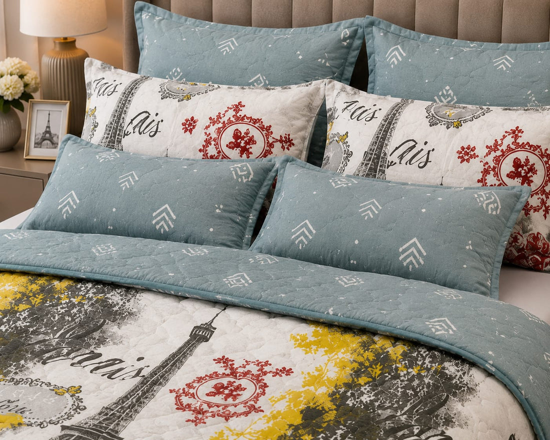 Paris Eiffel Tower Comforter Set