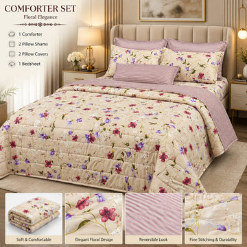 Floral Elegance Comforter Set